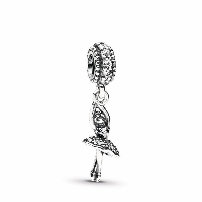 Pandora Ballerina Dangle Charm Clearance NZ, Sterling Silver (825601-NZD)